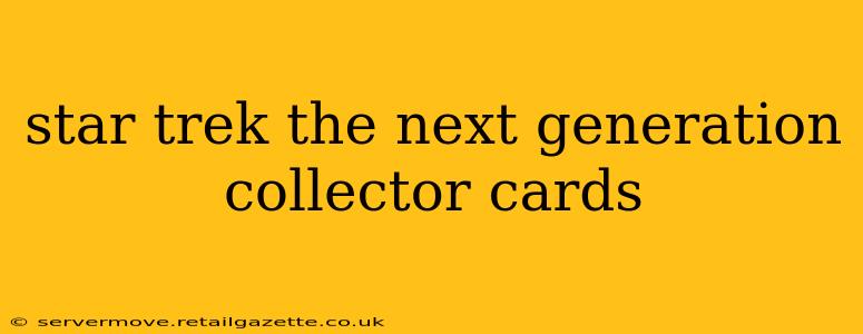 star trek the next generation collector cards