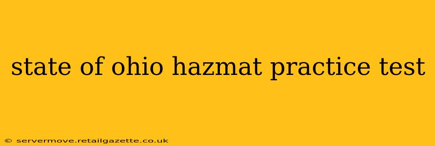 state of ohio hazmat practice test