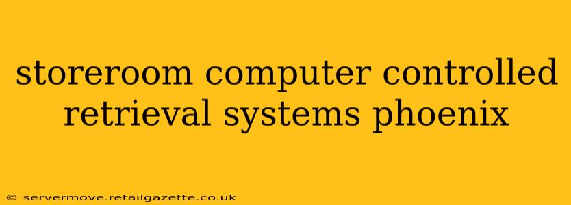 storeroom computer controlled retrieval systems phoenix