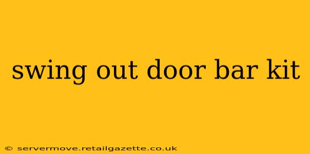 swing out door bar kit