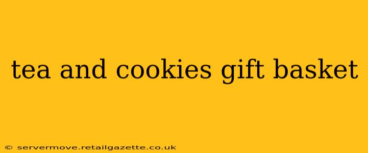 tea and cookies gift basket