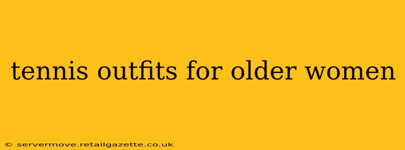 tennis outfits for older women