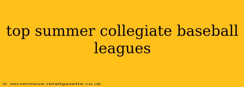 top summer collegiate baseball leagues