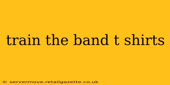 train the band t shirts