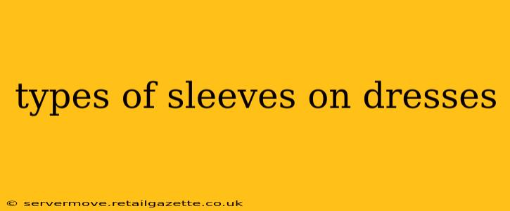 types of sleeves on dresses