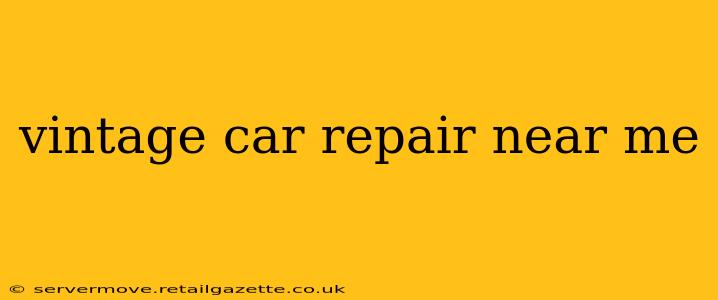 vintage car repair near me