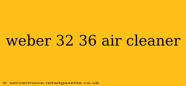 weber 32 36 air cleaner