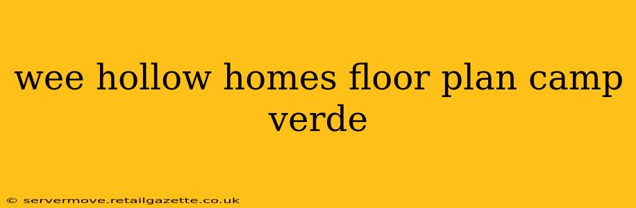 wee hollow homes floor plan camp verde