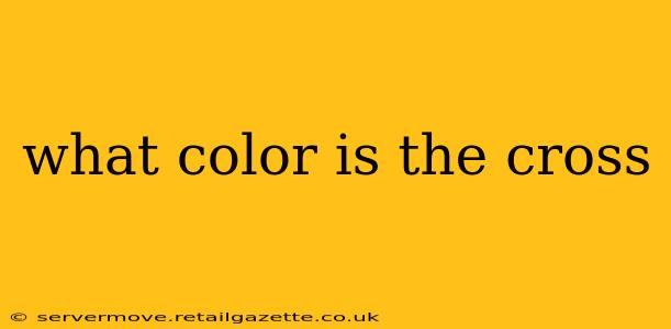 what color is the cross