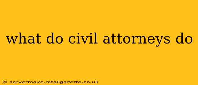 what do civil attorneys do