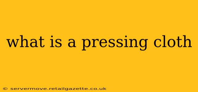 what is a pressing cloth