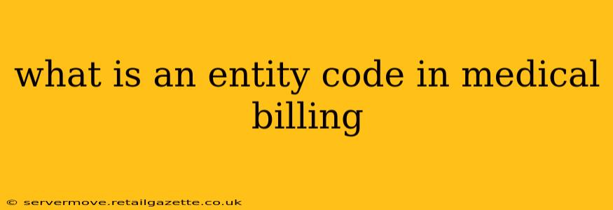 what is an entity code in medical billing
