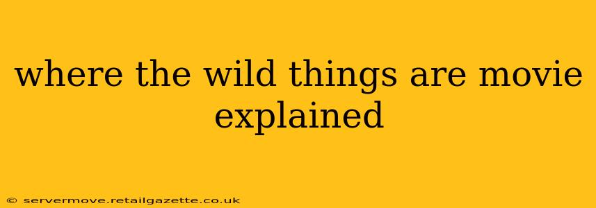 where the wild things are movie explained