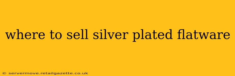 where to sell silver plated flatware