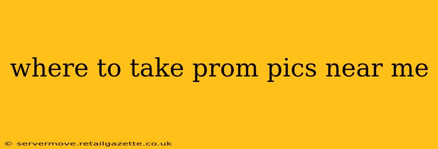 where to take prom pics near me