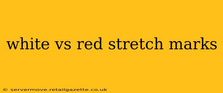 white vs red stretch marks