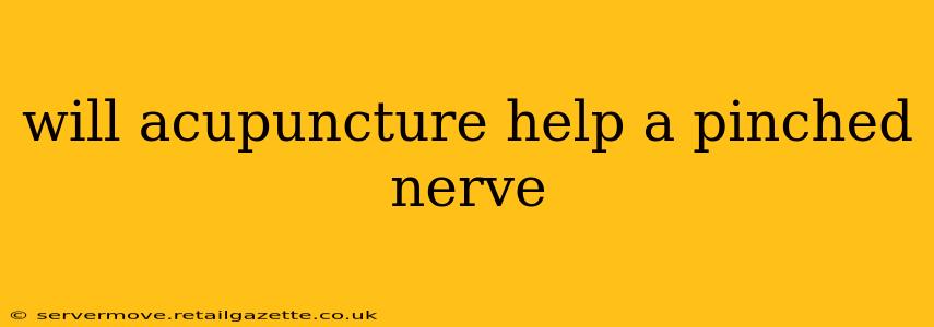 will acupuncture help a pinched nerve